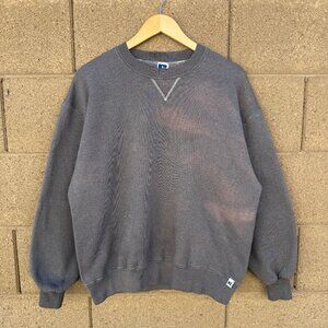 90's Russell Athletic Faded Overdyed Crewneck Sweatshirt